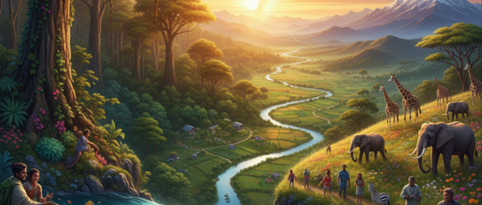 Imagem ilustrativa sobre Achieving global biodiversity goals makes a big difference for nature and people