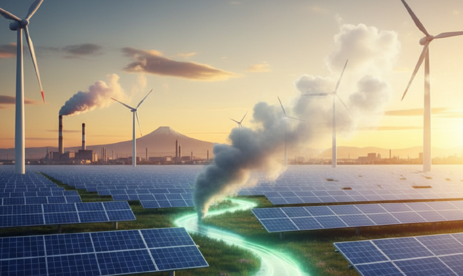 Imagem ilustrativa sobre Energia Renovável Superando o Carvão: O Novo Marco Global