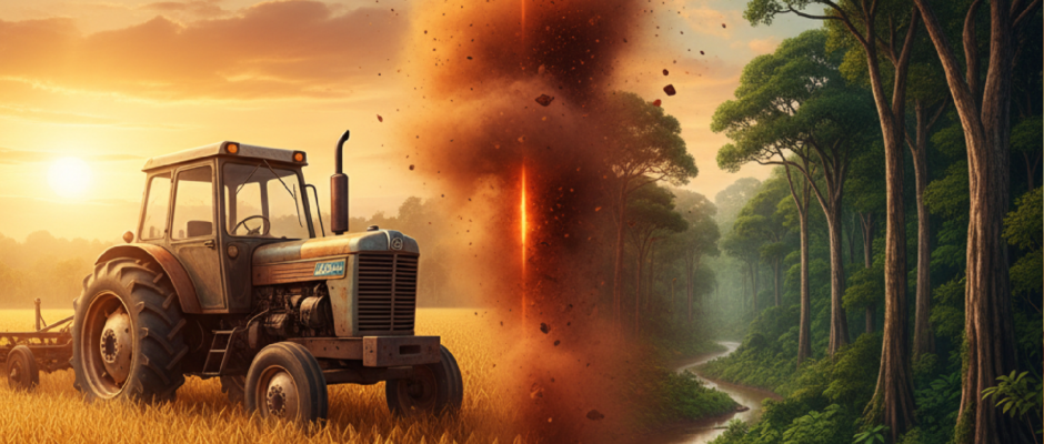 Imagem ilustrativa sobre Retrocesso: gigantes da soja abandonam a Moratória da Soja e coloca a Amazônia em risco