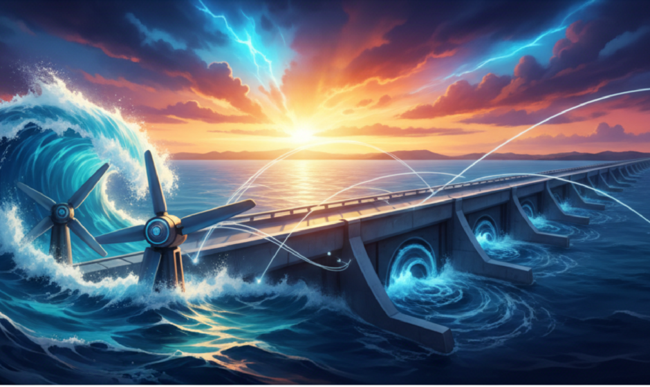 Imagem ilustrativa sobre Energia das Ondas e das Marés: A Próxima Fronteira Renovável