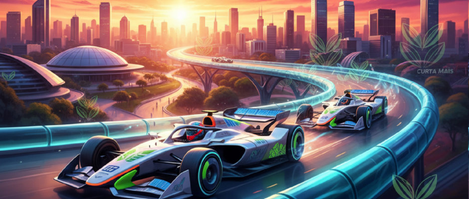 Imagem ilustrativa sobre Fórmula 1 prepara carros menores e mais sustentáveis para temporada 2026 - Curta Mais - Goiânia