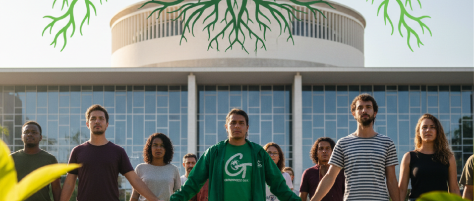 Imagem ilustrativa sobre Greenpeace Brasil ingressa com ação no STF contra a nova lei de licenciamento ambiental, ao lado de