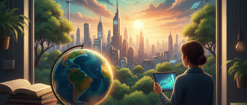 Imagem ilustrativa sobre Livros e estudos projetam o papel do Brasil na transição climática global