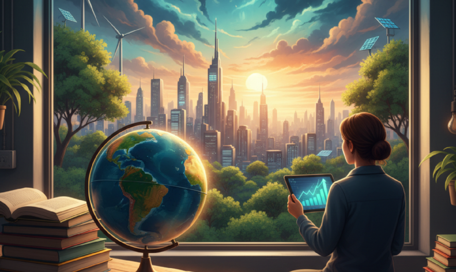 Imagem ilustrativa sobre Livros e estudos projetam o papel do Brasil na transição climática global