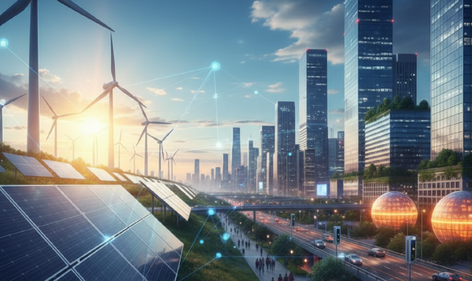 Imagem ilustrativa sobre Metas Globais de Energia Limpa: Onde Estamos e o Que Falta