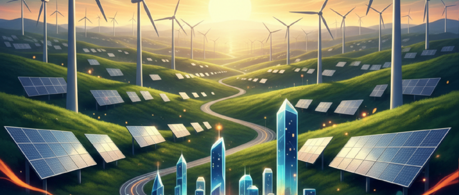 Imagem ilustrativa sobre O Papel da Energia Limpa nas Novas Políticas Climáticas