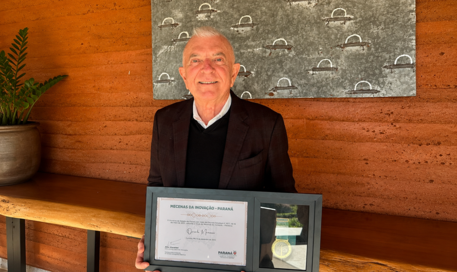 Orandi Momesso recebe Prêmio Mecenas da Inovação em Ibiporã