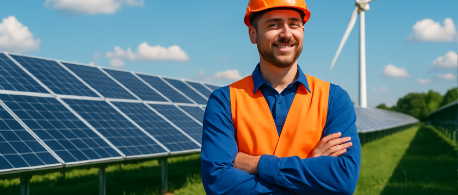 Imagem ilustrativa sobre Energia Limpa e a Geração de Novos Empregos