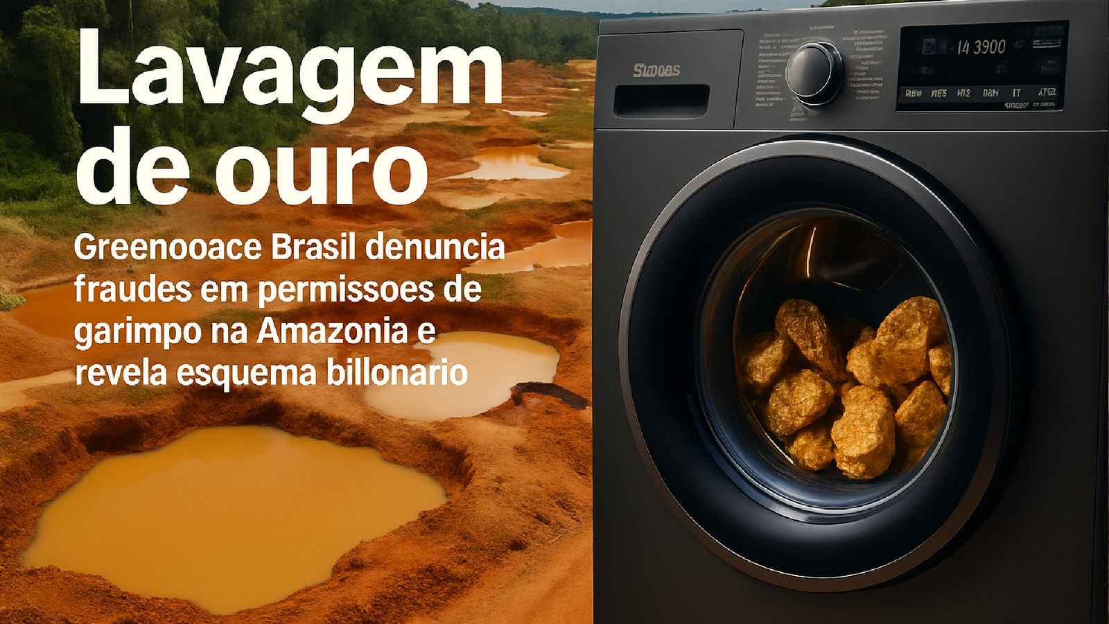 Greenpeace denuncia fraude em garimpo na Amazônia