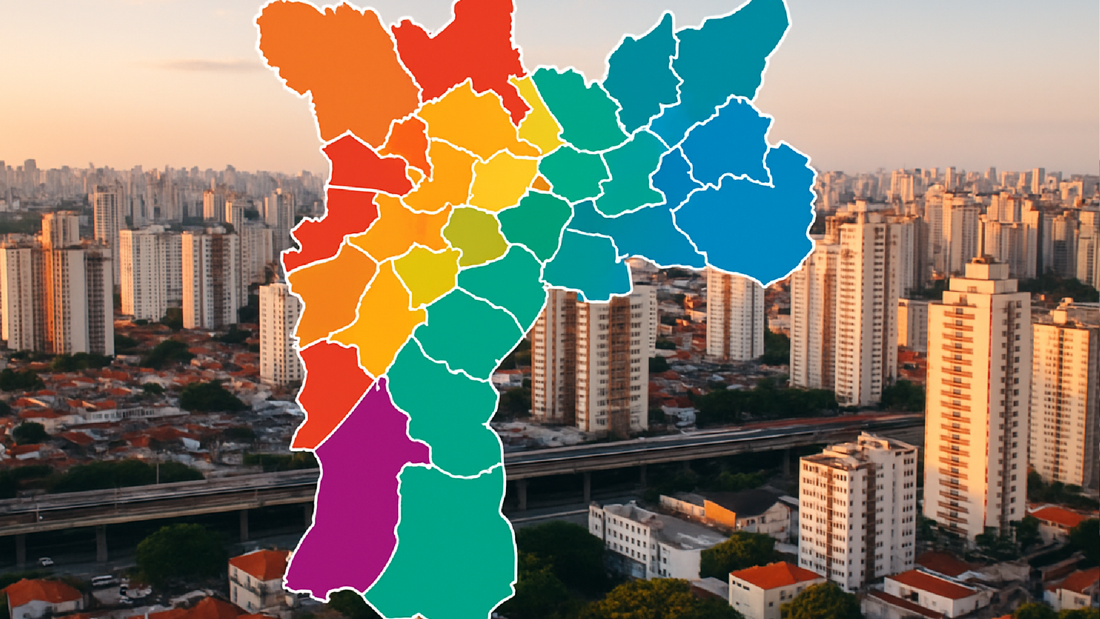 Desigualdade em SP: análise dos 96 distritos