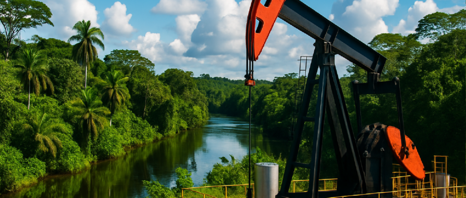 Imagem ilustrativa sobre Petróleo na Amazônia e a disputa de narrativas sobre desenvolvimento e clima