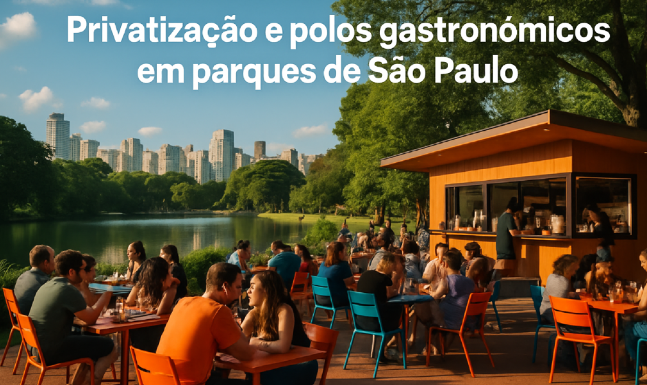 Imagem ilustrativa sobre Privatização e polos gastronômicos em parques de São Paulo