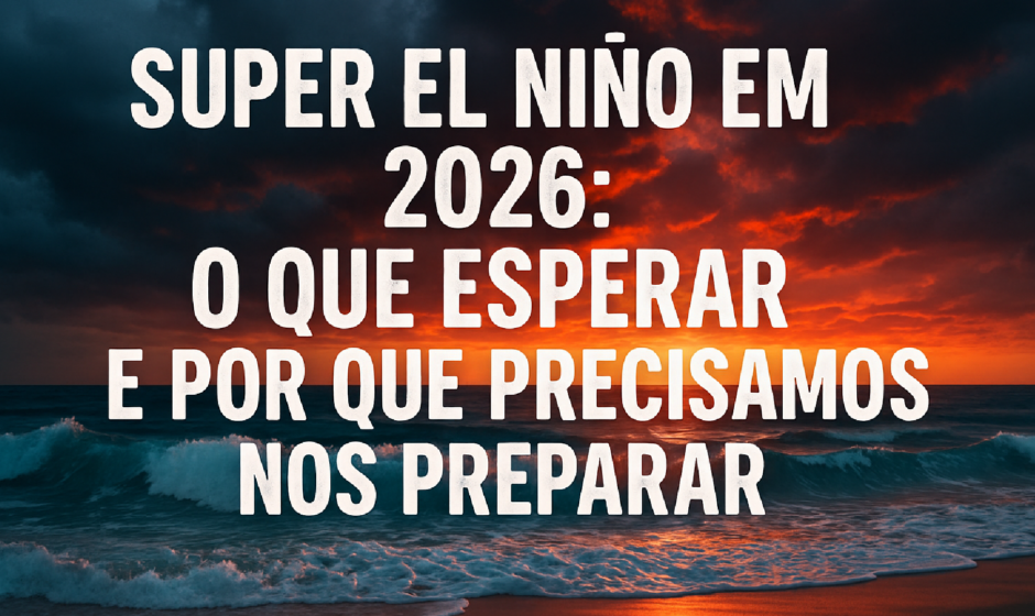 Imagem ilustrativa sobre Super El Niño em 2026: o que esperar e porque precisamos nos preparar