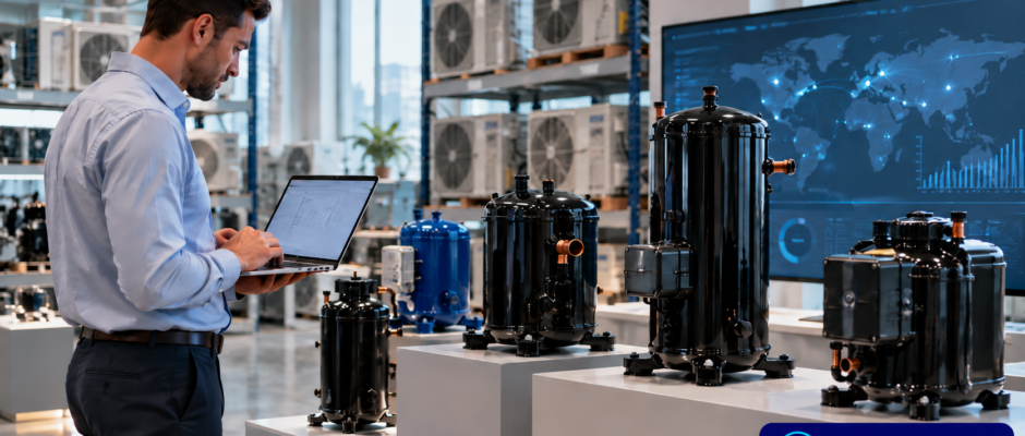 Loja do VRF destaca compressores essenciais para 2026